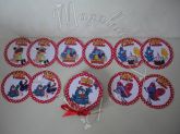 Latinhas personalizadas com jogo da memória (5 pares)