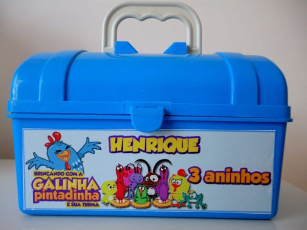 Maletinha personalizada Galinha Pintadinha